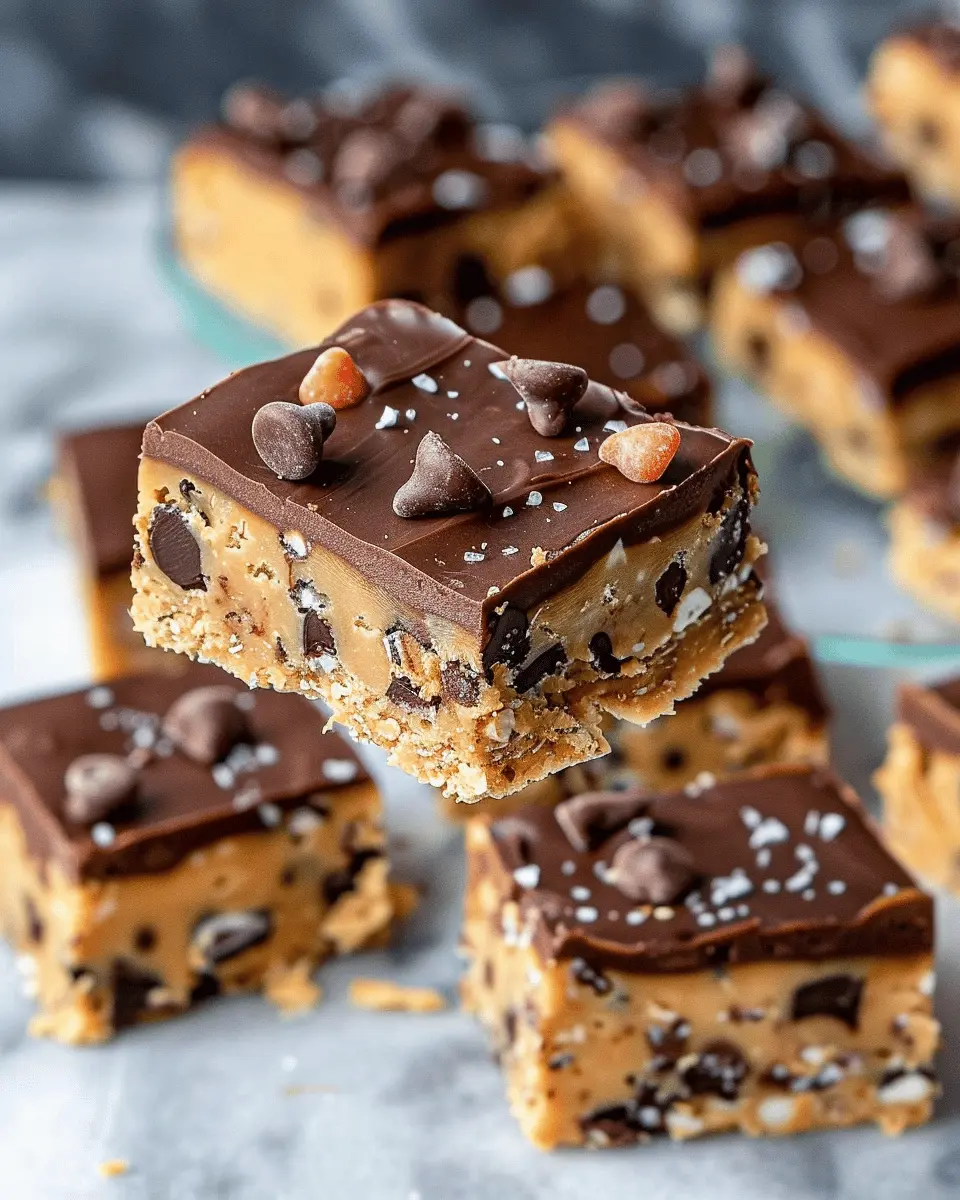 Healthy No Bake Cookie Dough Bars: Easy Treats You Can Enjoy Guilt-Free