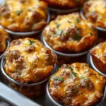 High-Protein Pancake Sausage Mini Muffins