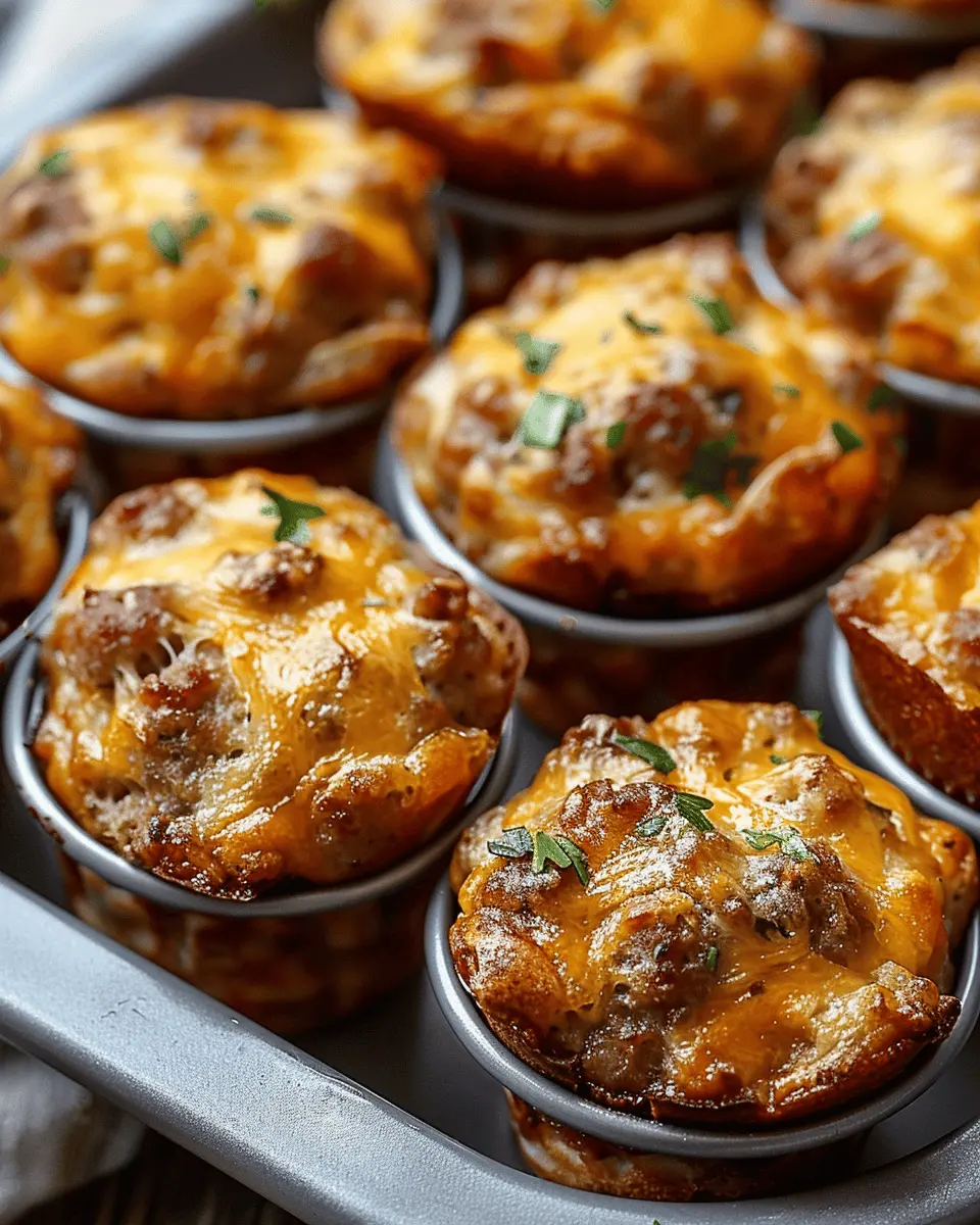 High-Protein Pancake Sausage Mini Muffins for a Healthy Twist