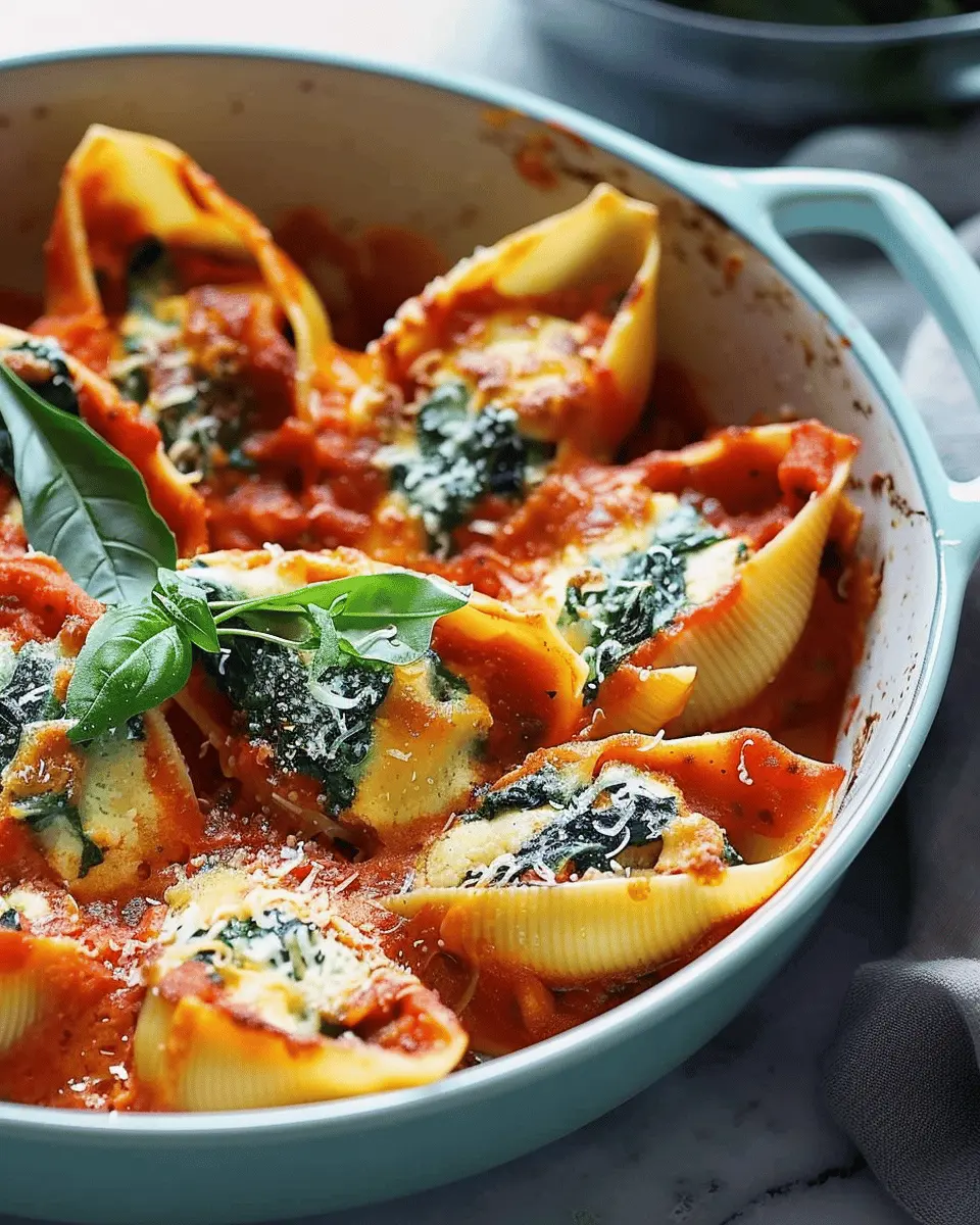 Spinach and Ricotta Stuffed Shells: Easy Comfort Food Delight