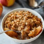 Healthy Breakfast Apple Crumble