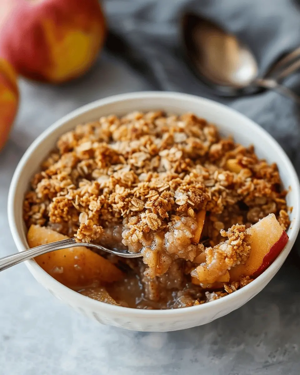 Healthy Breakfast Apple Crumble: A Deliciously Nutritious Start