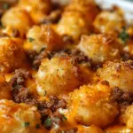 Tater Tot Casserole with Ground Beef