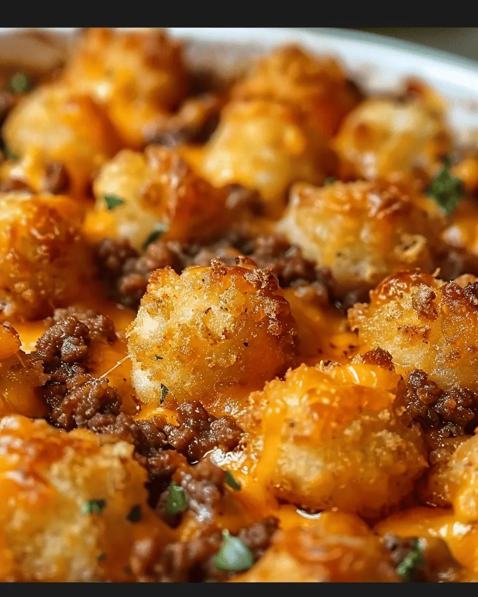 Tater Tot Casserole with Ground Beef: Easy Comfort Food Delight
