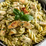 One Pot Creamy Pesto Chicken Pasta