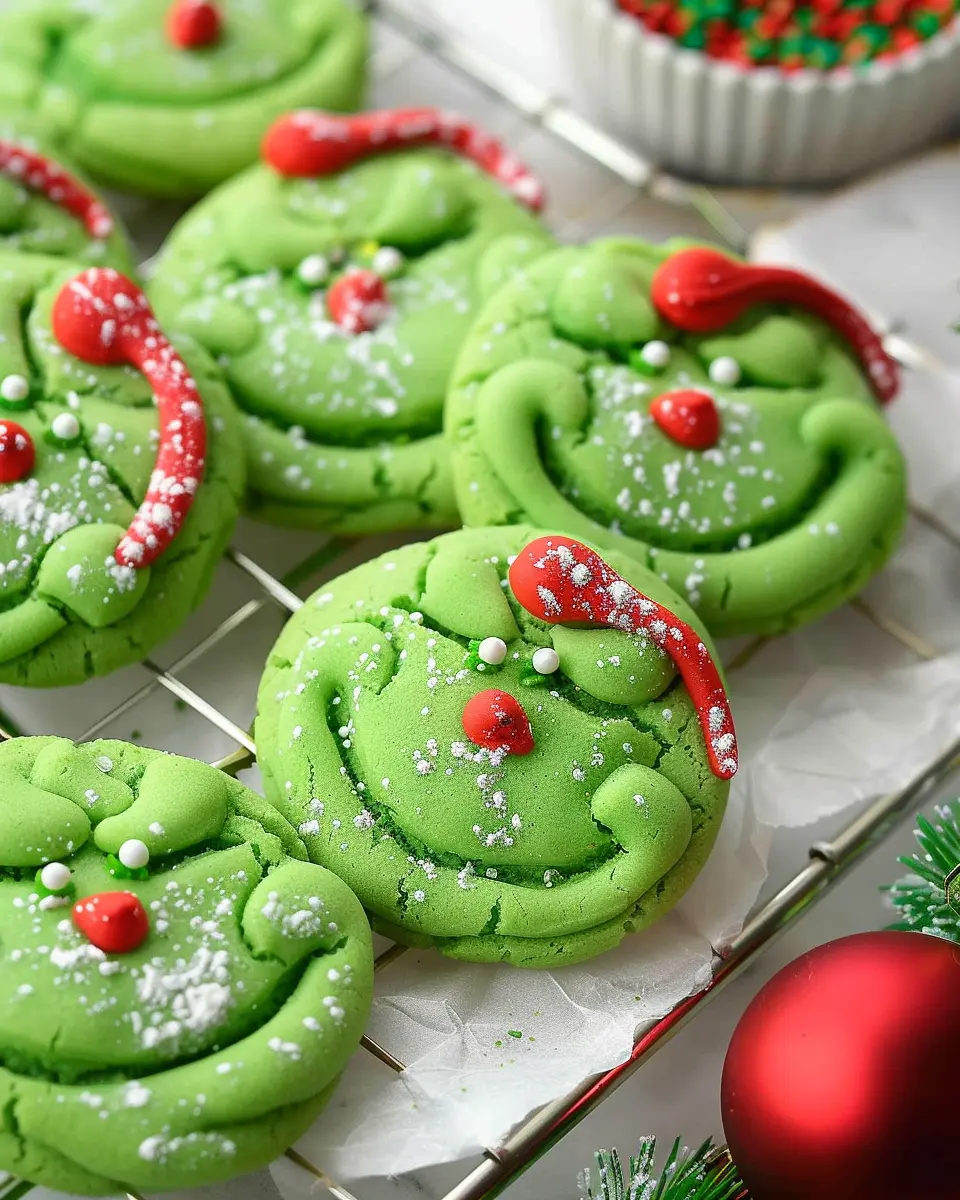 Grinch Sugar Cookies