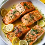 Garlic Lemon Butter Salmon