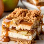 Caramel Apple Cheesecake Bars