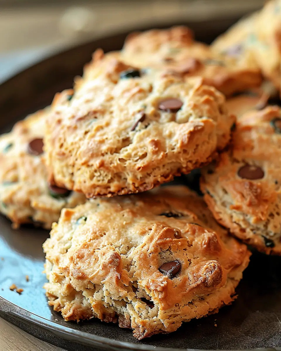 Breakfast protein biscuits: Easy and delicious with turkey bacon and chicken ham