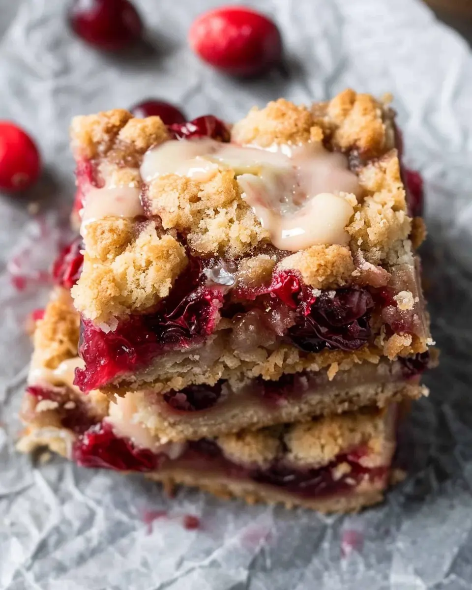 Cranberry Crumble Bars Recipe: Easy and Delicious Homemade Treats