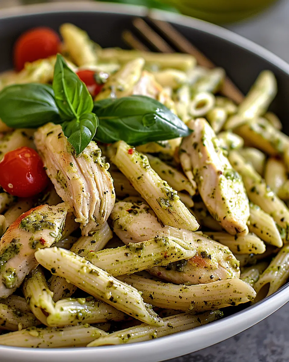Chicken Pesto Pasta: A Quick and Easy Flavorful Dinner Delight