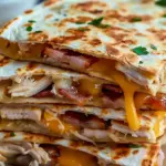 Easy Chicken Bacon Ranch Quesadilla