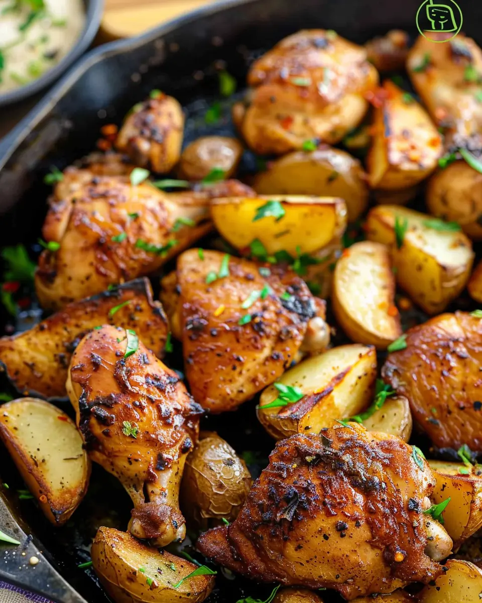 Garlic Butter Chicken and Potatoes: An Easy Family Favorite
