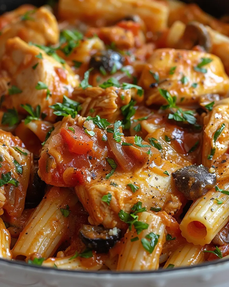Chicken Cacciatore Pasta: Easy Comfort Dish for Delicious Weeknights