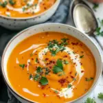 Spicy Butternut Squash Sweet Potato Soup