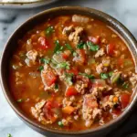 Easy Stuffed Pepper Soup