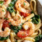 Tomato and Spinach Shrimp Pasta