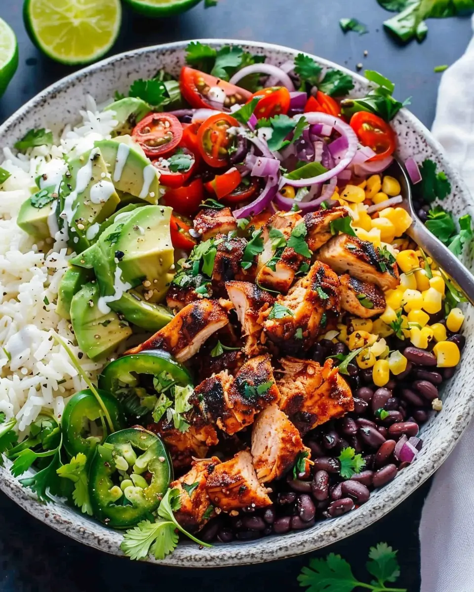 Chicken Burrito Bowls: Easy Recipe for a Flavorful Dinner Delight