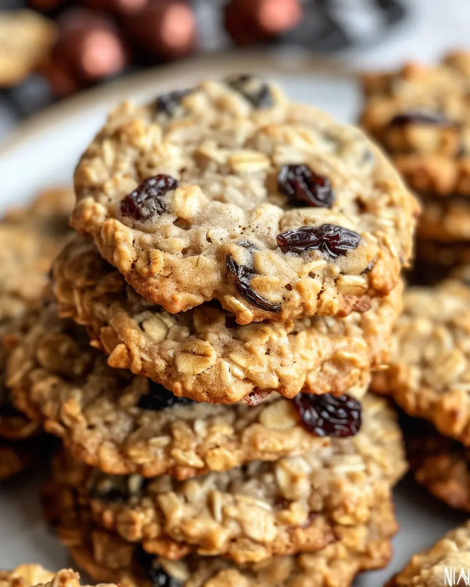 Oatmeal Raisin Cookies