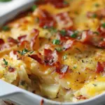 Cheesy Bacon and Potato Breakfast Casserole