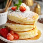 Fluffy Japanese Soufflé Pancakes