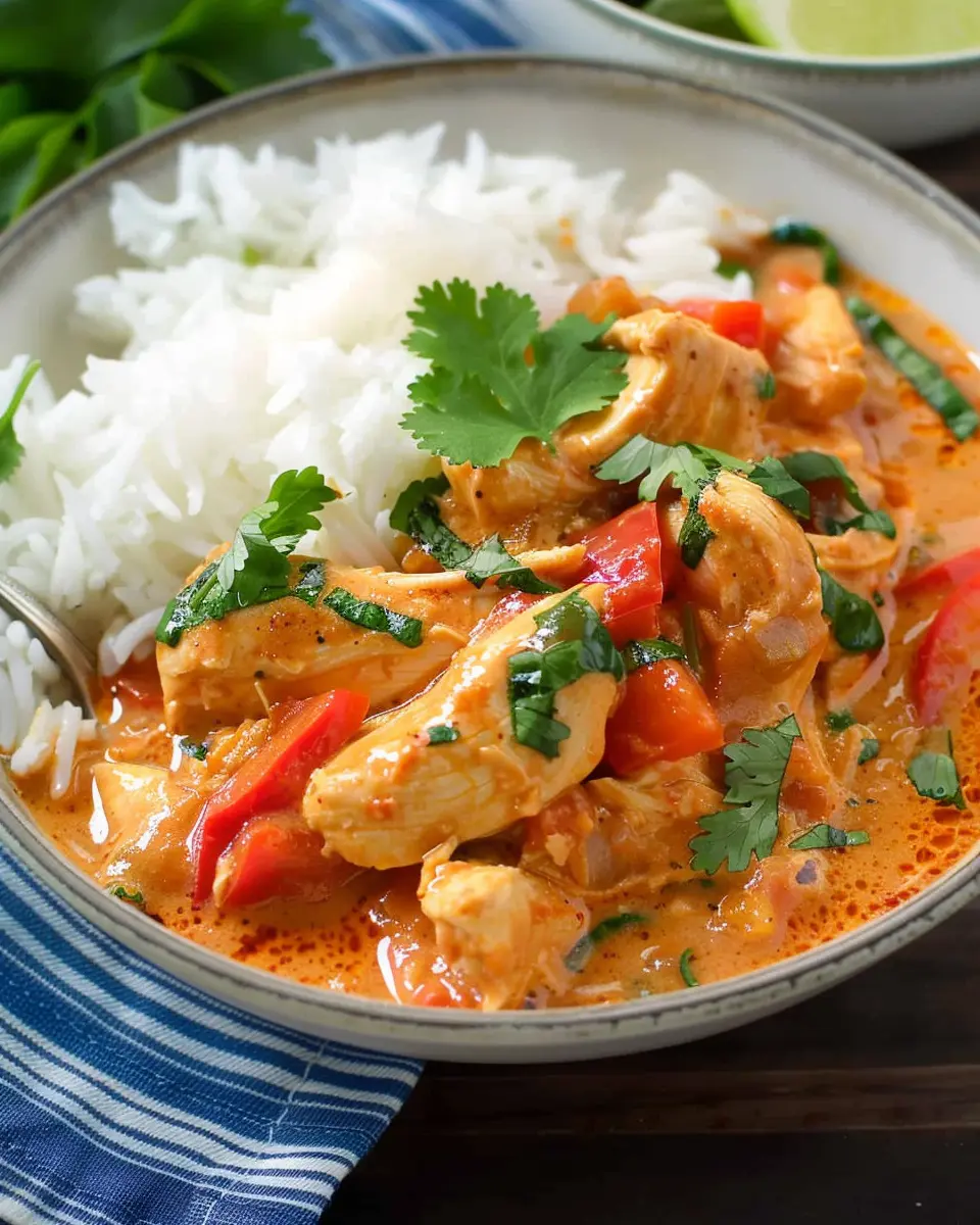 Easy Thai Red Curry Chicken
