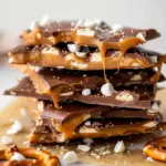 The Best Salted Caramel Pretzel Bark