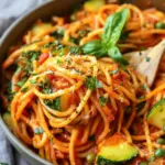 One Pot Veggie Spaghetti