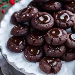 Chocolate Thumbprint Cookies