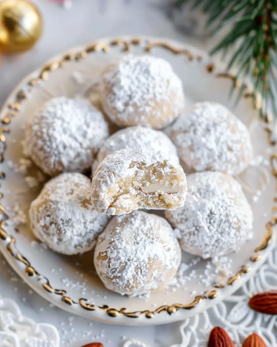 Almond Snowball Cookies
