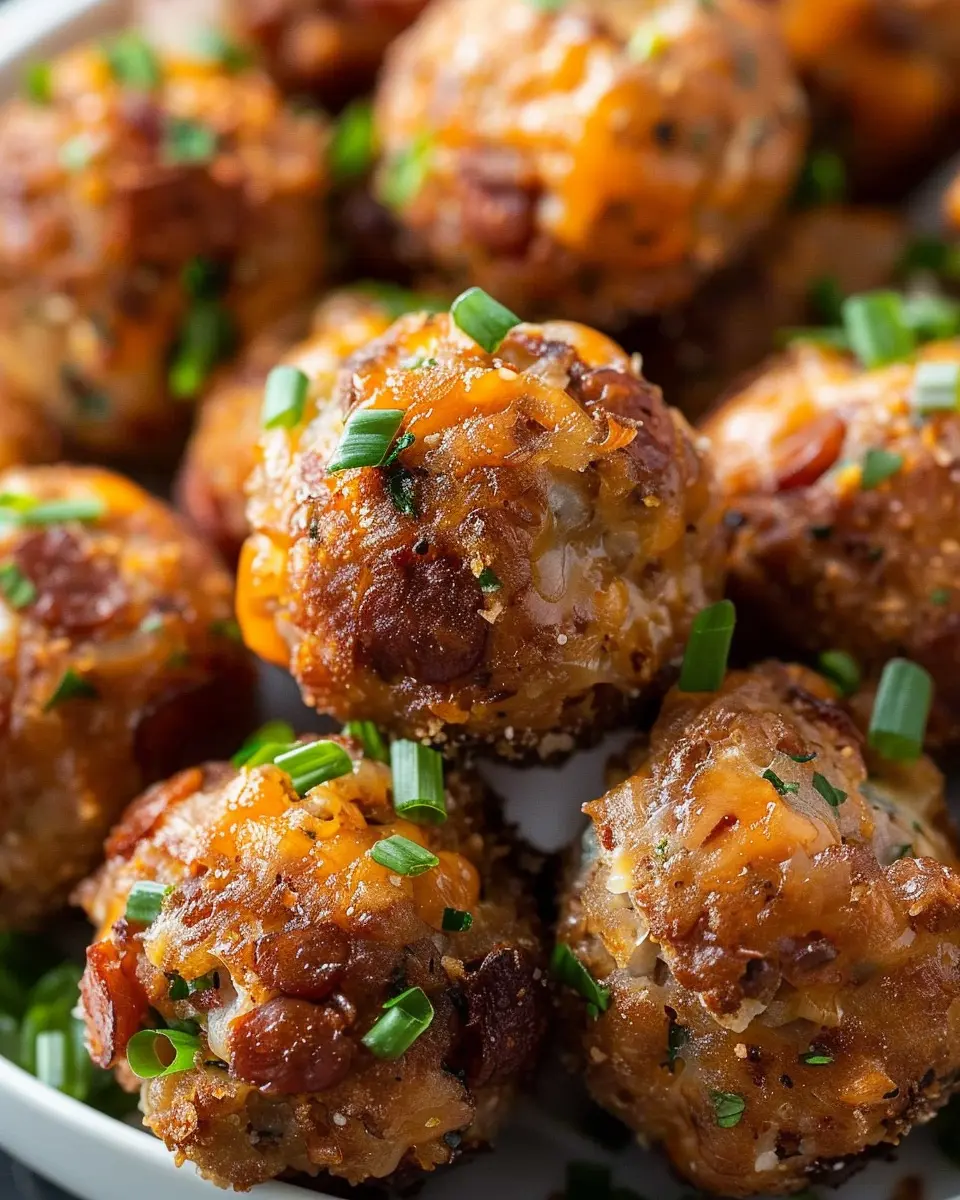 Crack Sausage Balls: Easy and Indulgent Treat with Turkey Bacon