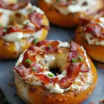 Zesty Bacon Cream Cheese Bagels