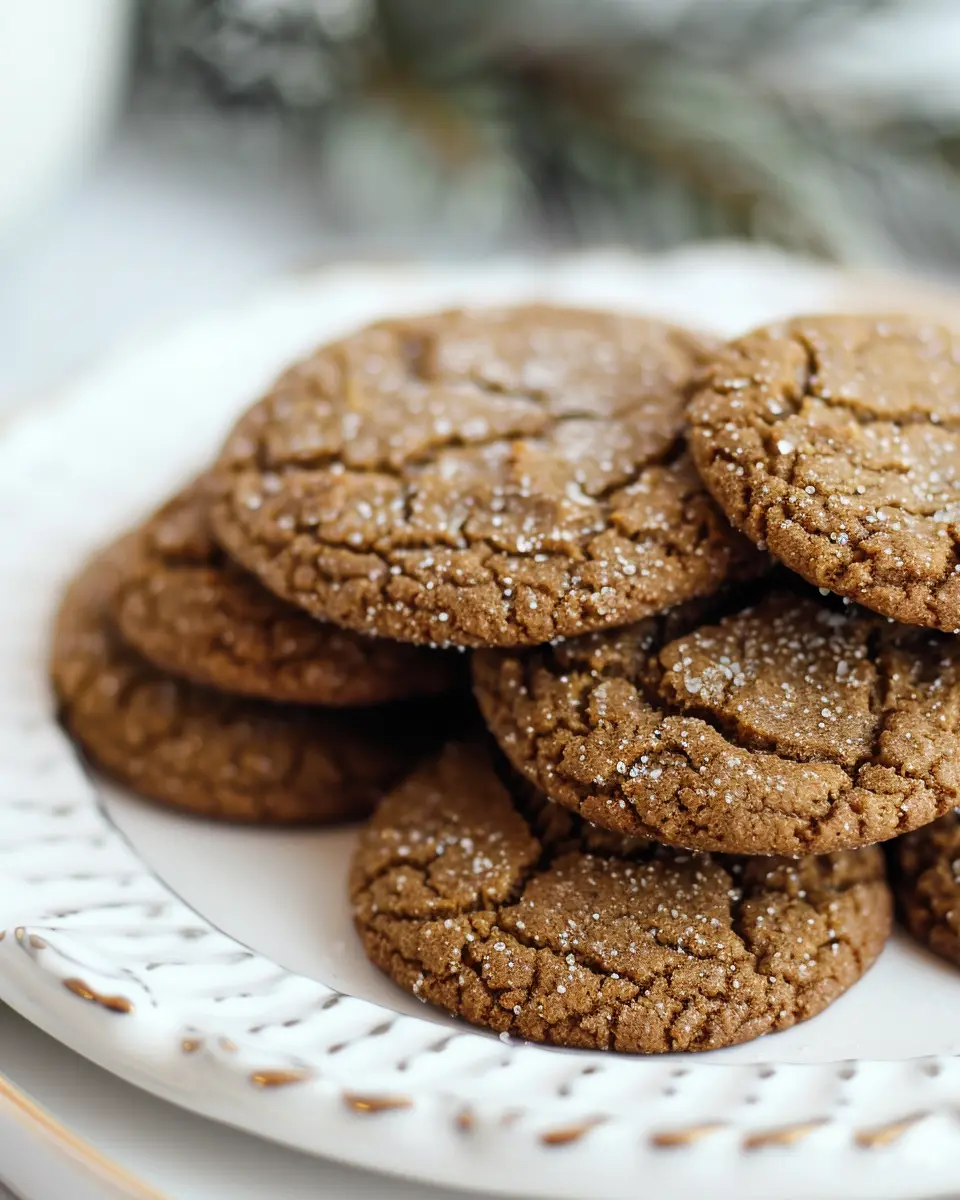 Spiced Molasses Cookies