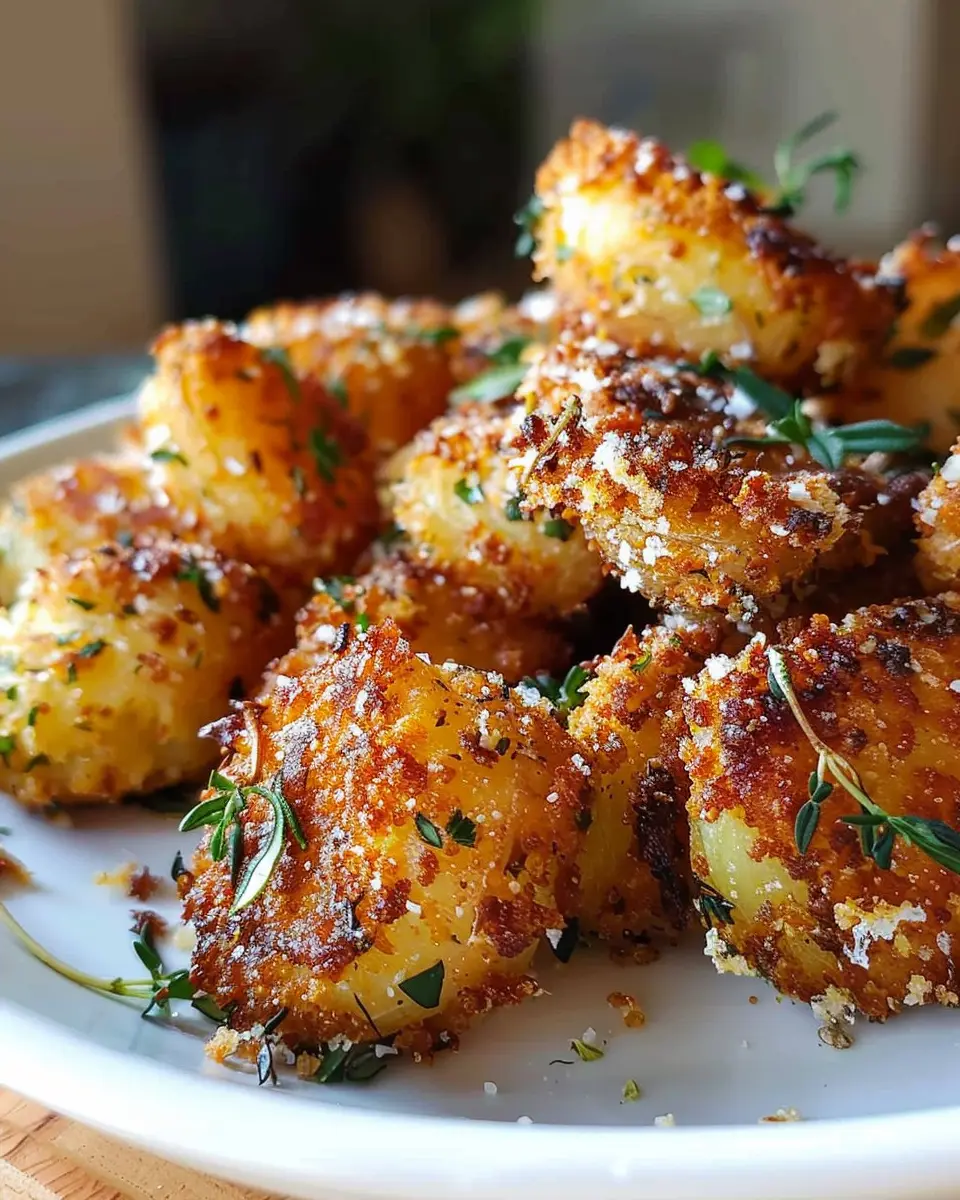 Amazing Crispy Parmesan Crusted Potatoes: Irresistibly Indulgent Recipe