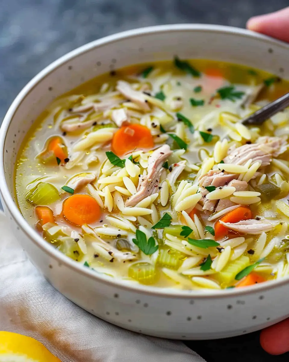 Lemon Chicken Orzo Soup: A Cozy and Comforting Delight