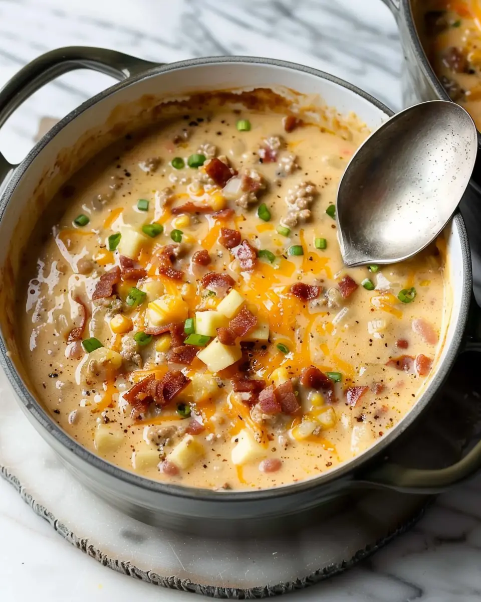 Cheeseburger Soup: A Cozy, Indulgent Twist on Comfort Food