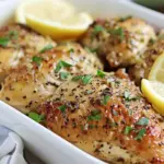 Slow Cooker Lemon Garlic Chicken