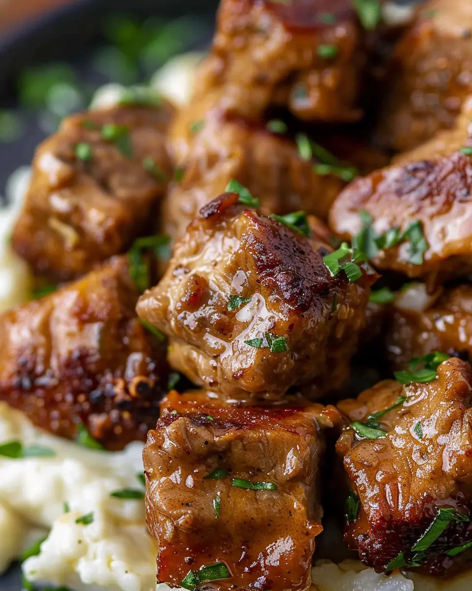 Garlic Pork Bites: Juicy Beef Delights for Your Next Meal