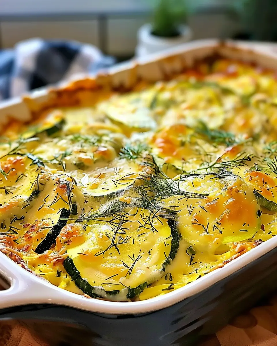 Irresistible Zucchini Dill Casserole Delight: Easy and Delicious Recipe