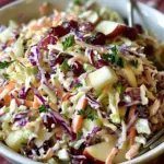 Apple Cranberry Coleslaw