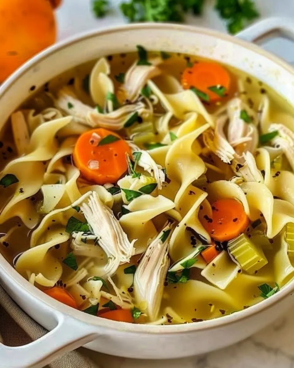 Homestyle Chicken Noodle Soup: A Heartwarming Comfort Recipe