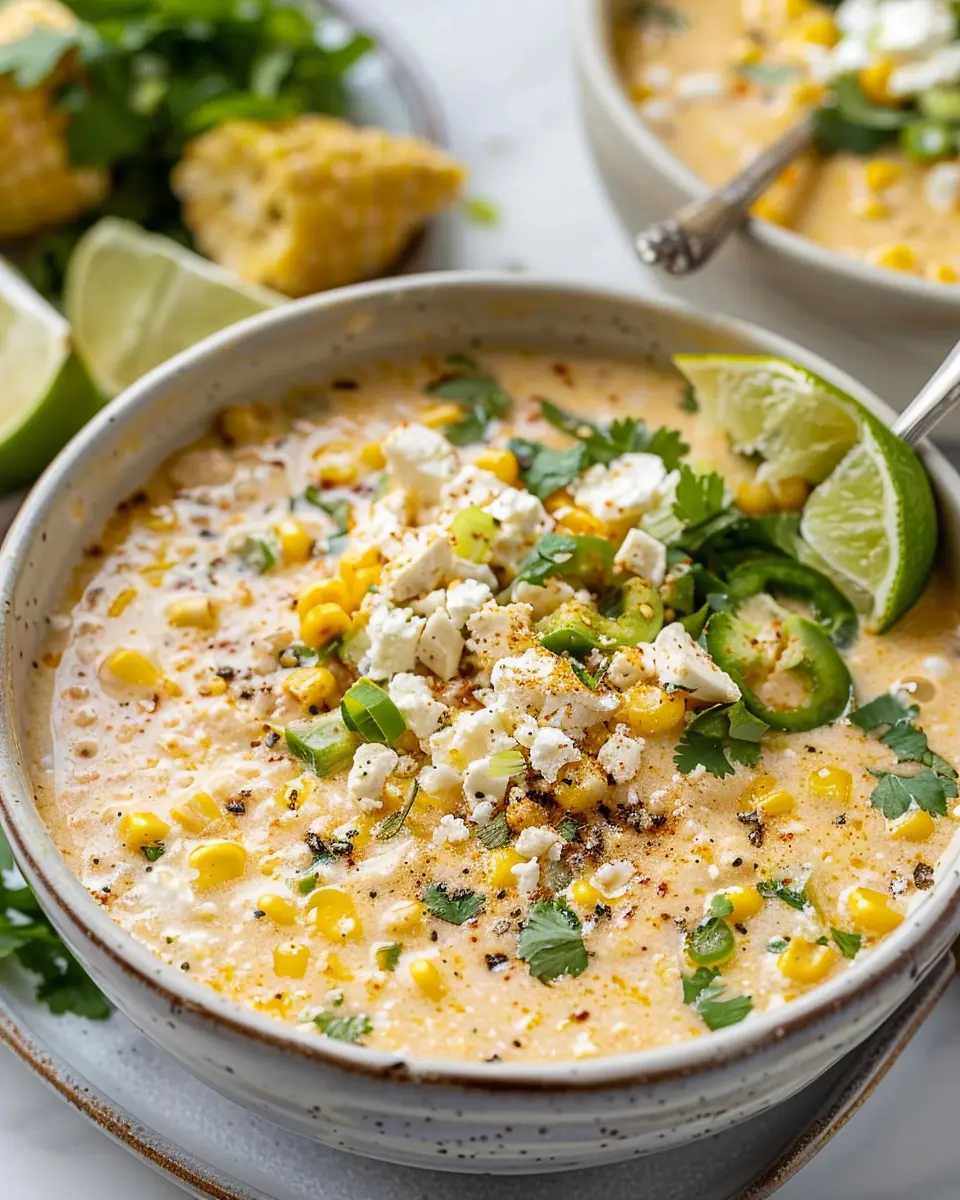 Mexican Street Corn Soup