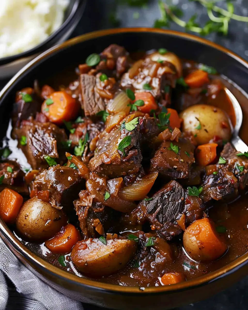 Slow Cooker Beef Bourguignon: A Cozy and Indulgent Twist