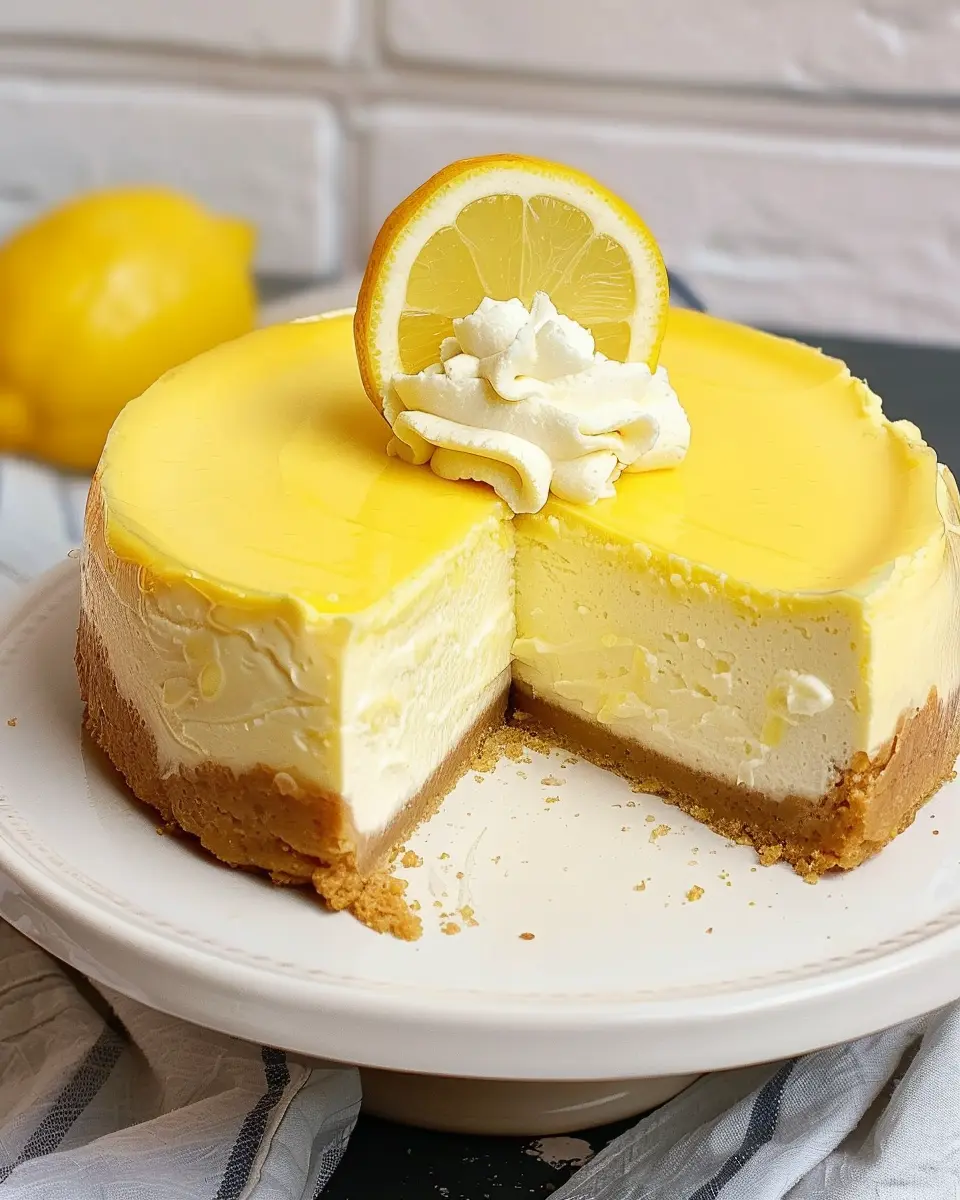 The Ultimate Lemon Cheesecake