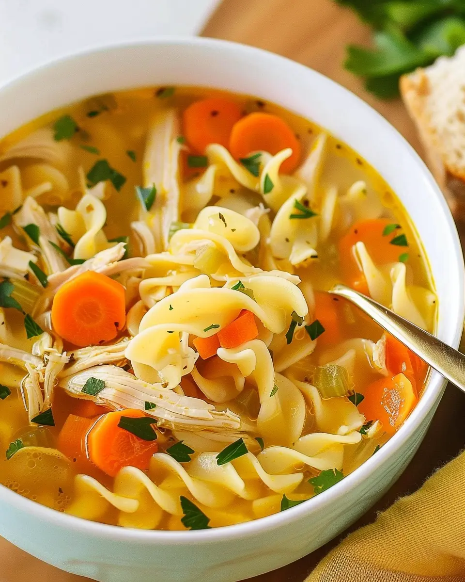 Easy Homemade Chicken Noodle Soup: A Cozy 30-Minute Delight