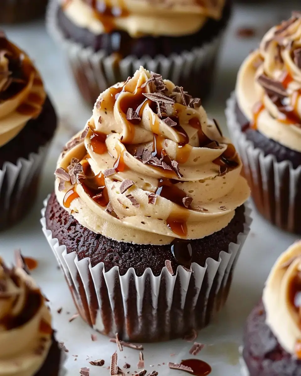 Introduction to Chocolate Espresso Cupcakes with Salted Caramel Buttercream