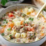 Creamy Parmesan Italian Sausage Soup
