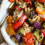 Roasted Vegetables with Orzo
