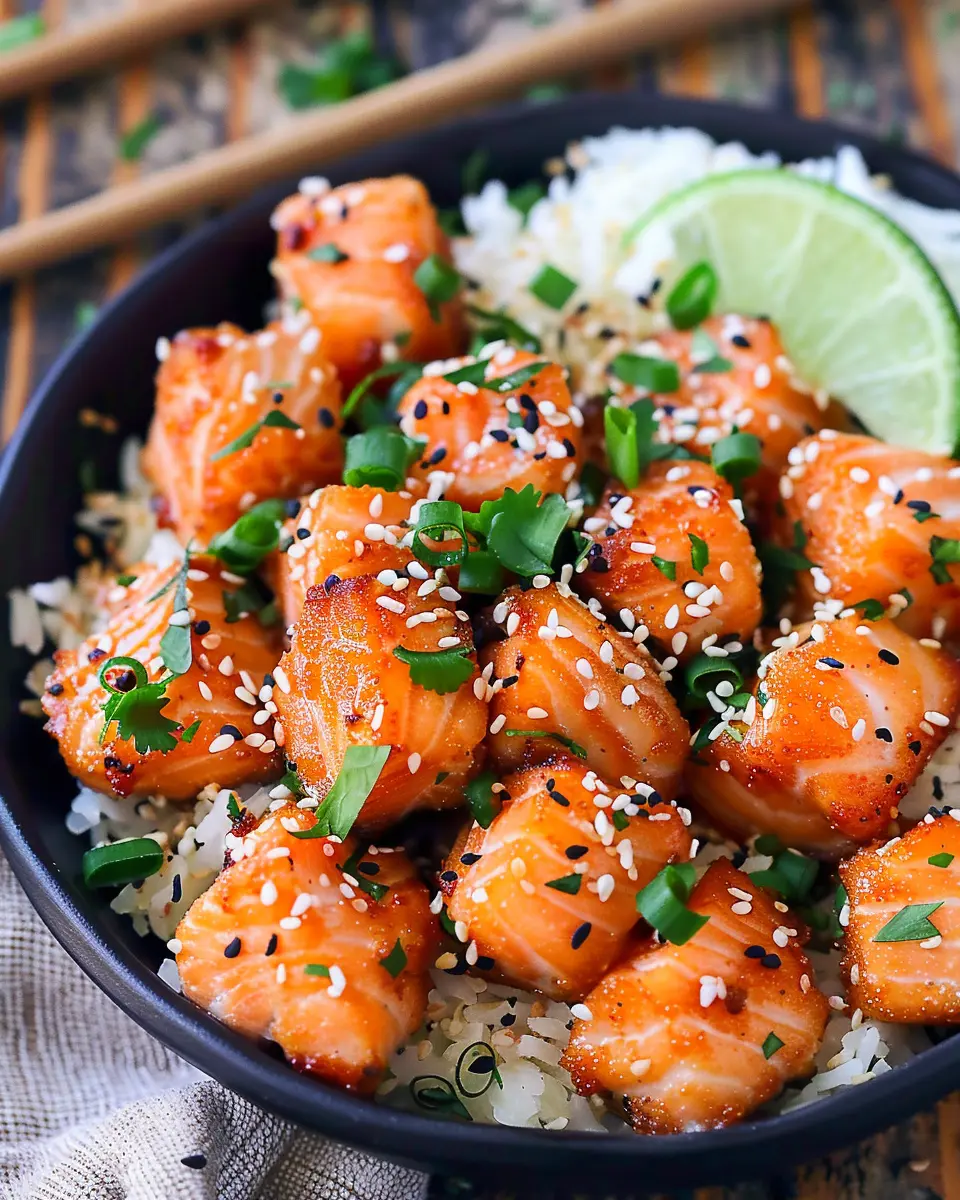 Bang Bang Salmon Bites