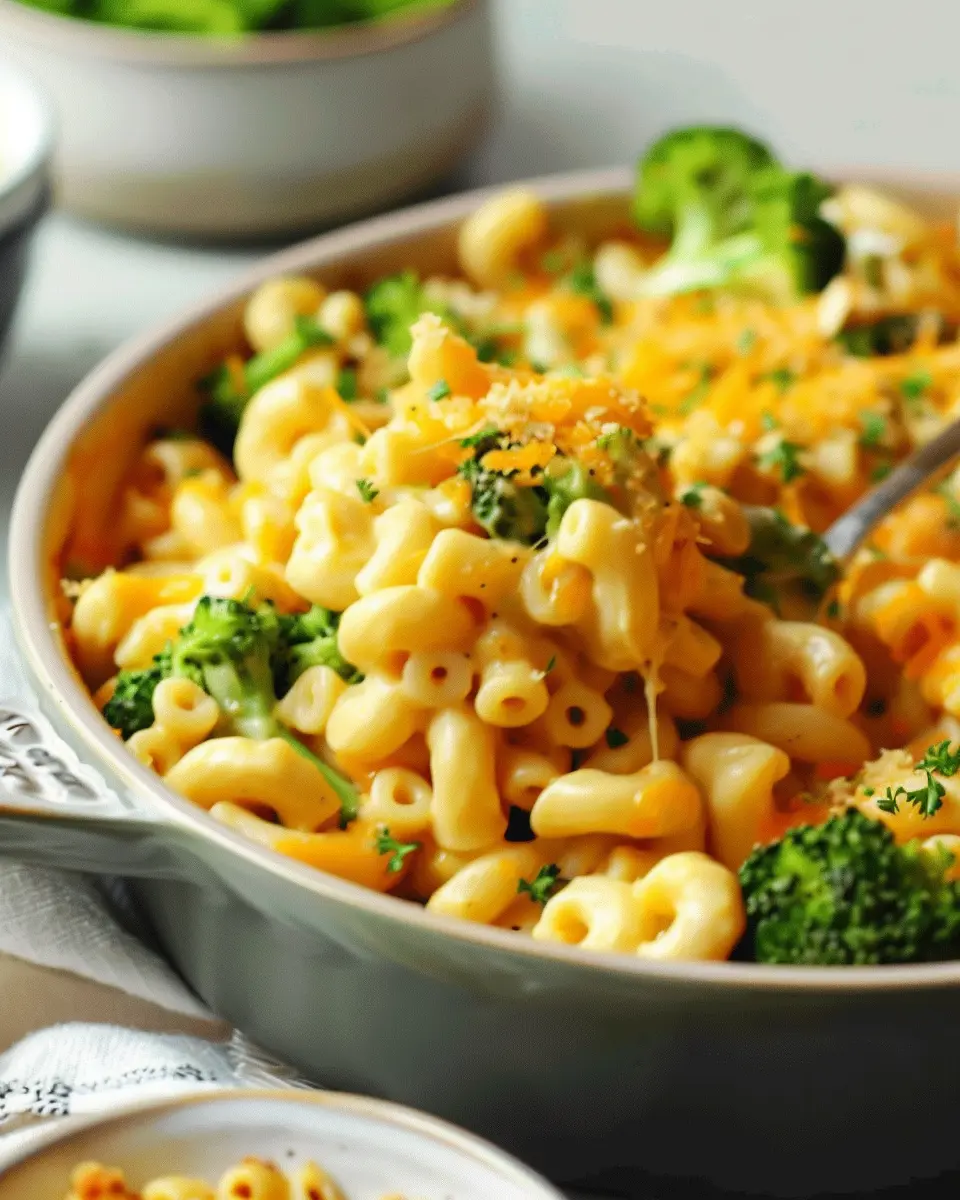 One Pan Vegan Broccoli Mac &amp; Cheese You’ll Love for Dinner